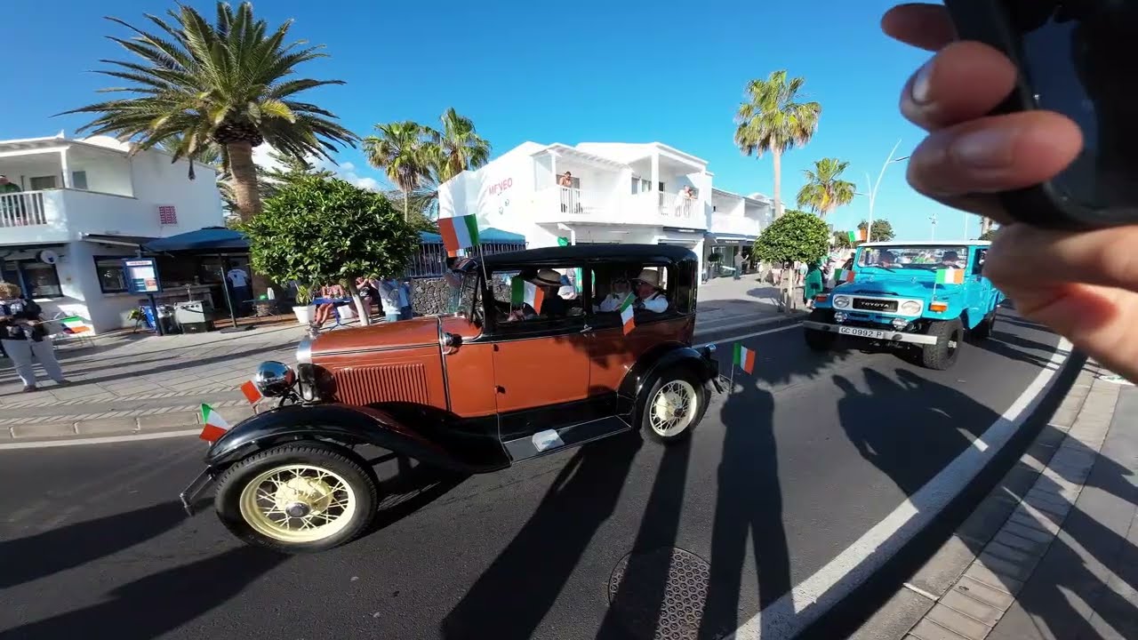 Happy St Patrick day PUERTO DEL CARMEN LANZAROTE SPAIN  2026 💚🍀🌴🇮🇨🇪🇸 