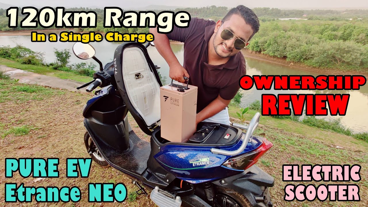 ELECTRIC Scooty Ownership Review | PURE EV Etrance Neo