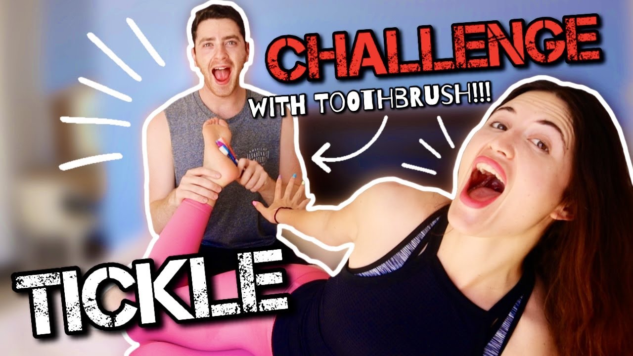 TICKLE FOOT CHALLENGE w/ Toothbrush!!!
