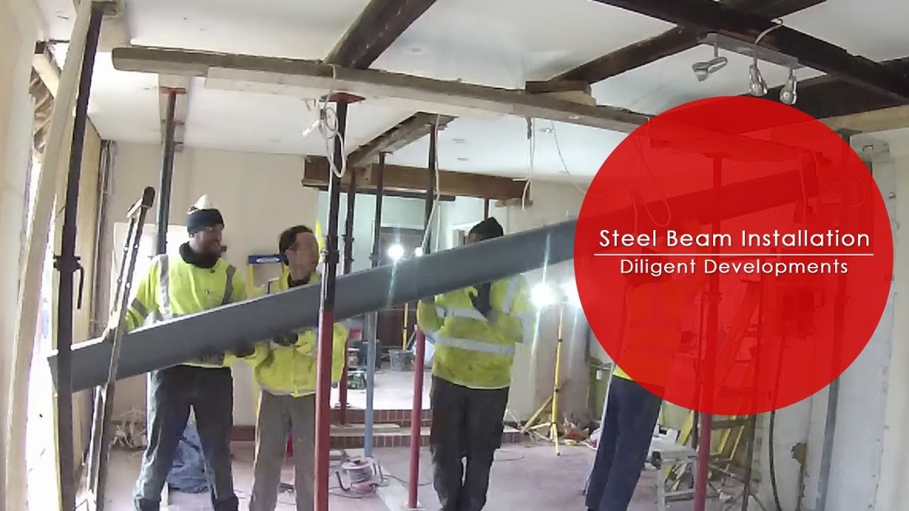 CRASH, BANG, WALLOP - Internal load bearing wall removal with RSJ steel beam installation