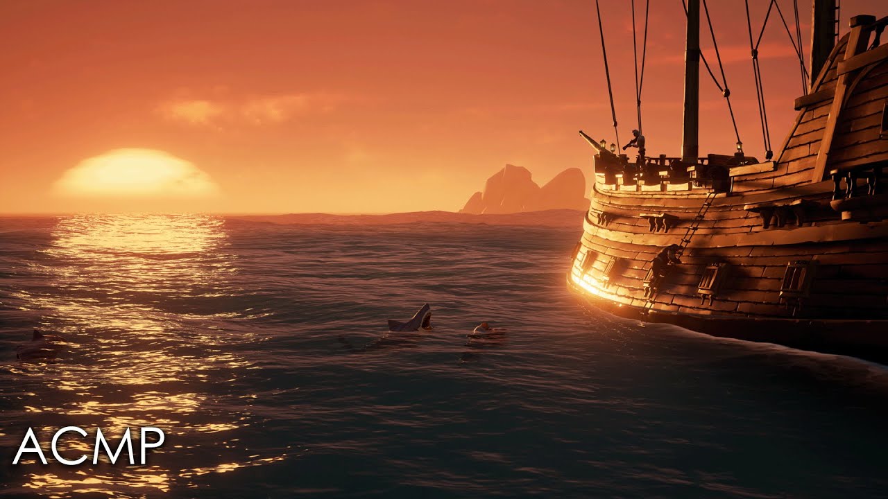 асмр sea of thieves | плаваем по морю, рассказываю об игре