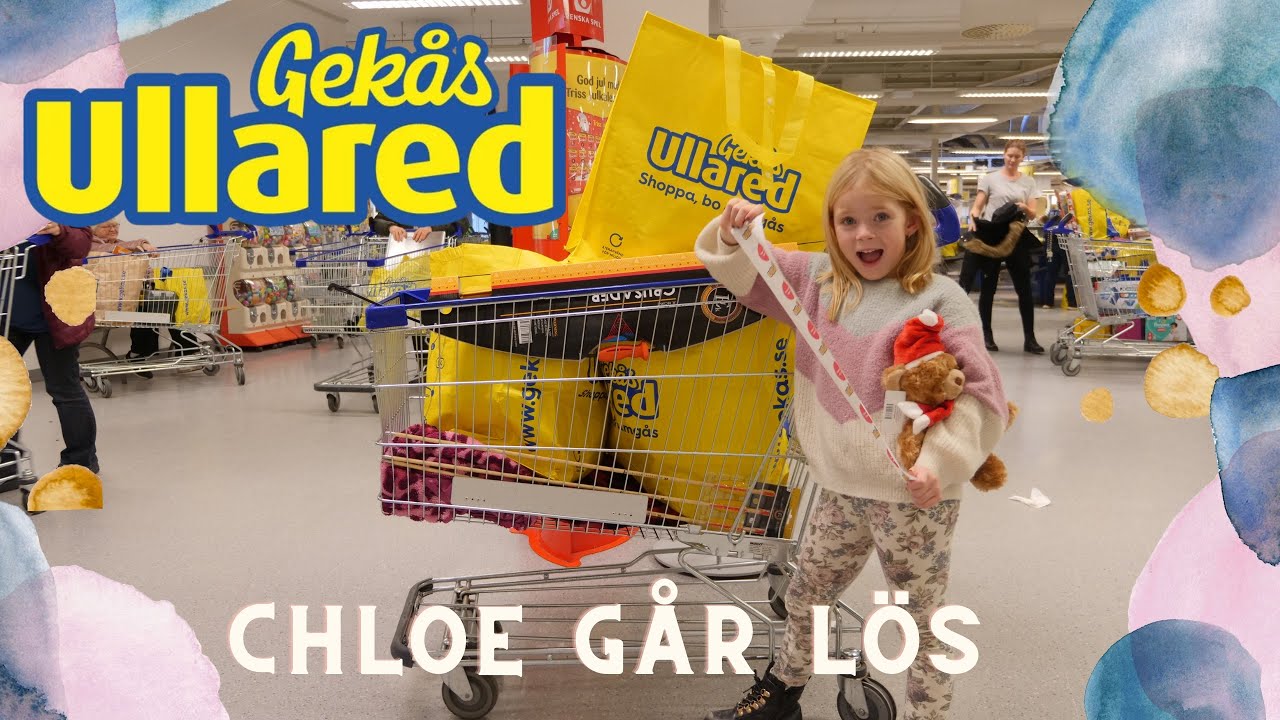 Chloe får handla vad hon vill på Gekås, första gången hon är där & går bananas - VLOGG