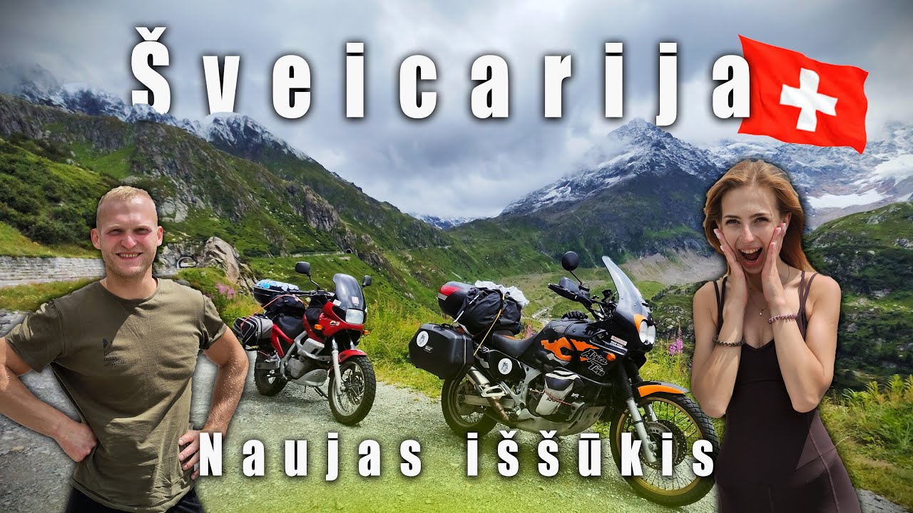 Nuotykių Pilna Kelionė į Šveicariją Motociklais – STARTAS (1 dalis)