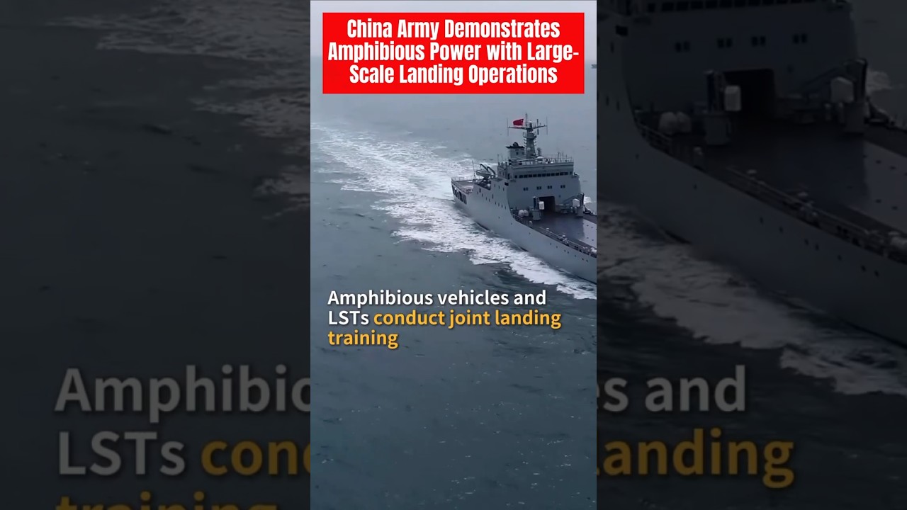 China Demonstrates Amphibious Power with Large Scale Landing Operations