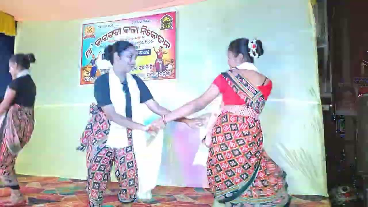 Group dance performance for ganesh puja.