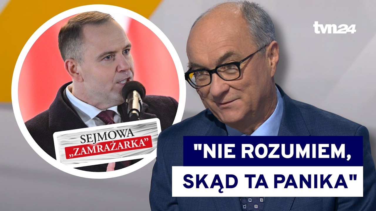 Prezydent apeluje, Czarzasty w TVN24 odpowiada. 