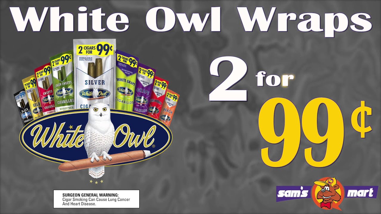 SM White Owl Cigar Wraps