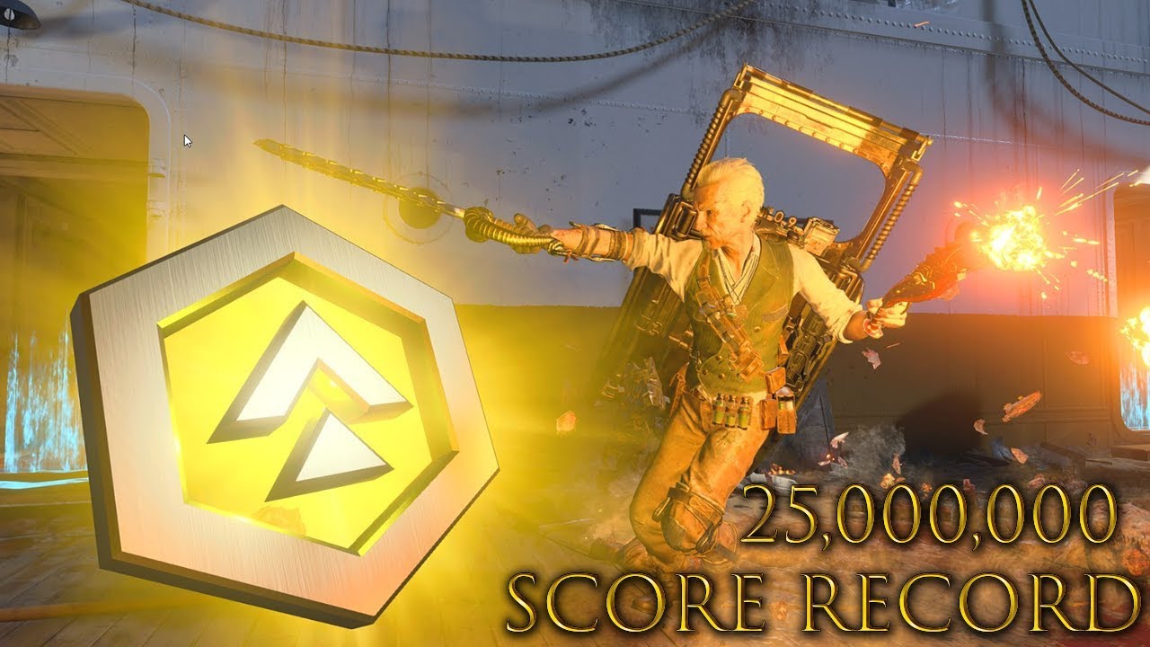 Более 25 000 000 очков в одиночном режиме!!! — Black Ops 4 Zombies Rush Mode