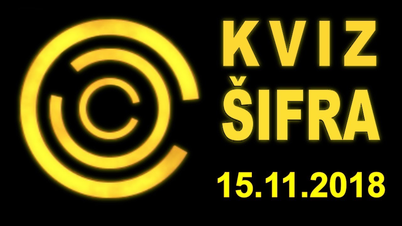 KVIZ ŠIFRA (15.11.2018)
