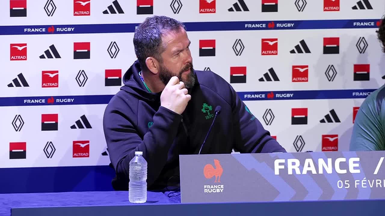 Andy Farrell gives his thoughts after his sides 36-14 defeat to France.