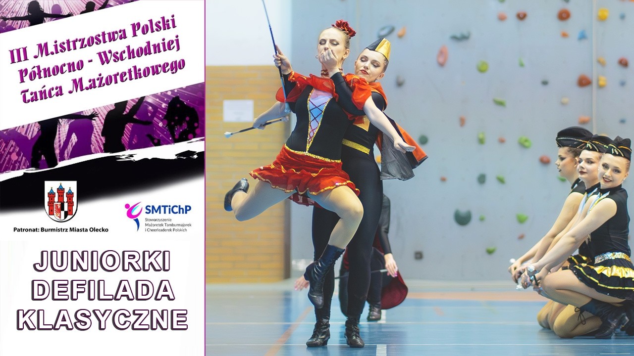 MAŻORETKI KLASYCZNE JUNIORKI DEFILADA - SHOCK - HAJNÓWKA - SMTiChP / Olecko 2024 | PL - OL181