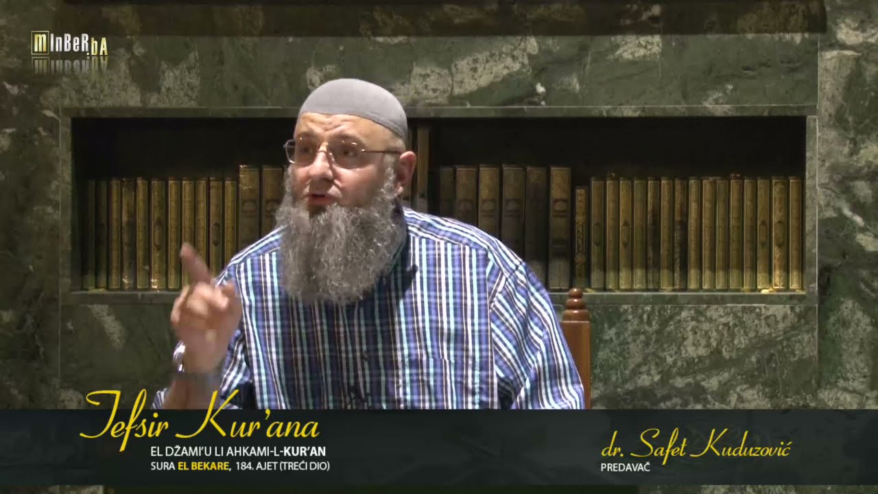 Namaz i post su čisto tjelesni ibadeti_dr. Safet Kuduzović