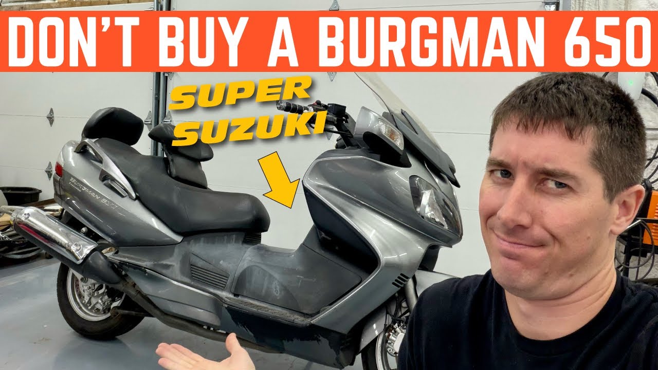 Вот почему вам НИКОГДА не следует покупать ДЕШЕВЫЙ Suzuki Burgman 650