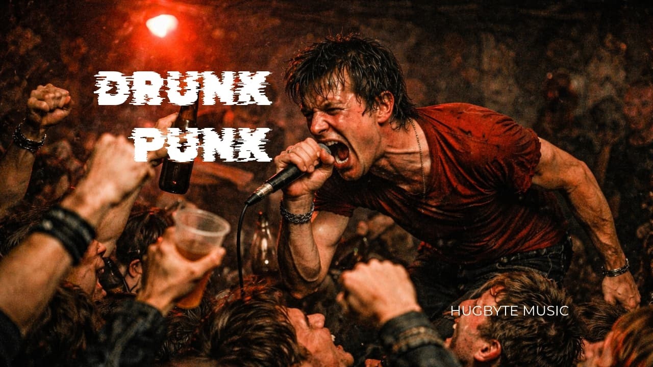 DRUNK PUNK | Raw 1977 Basement Punk Energy | HugByte Music