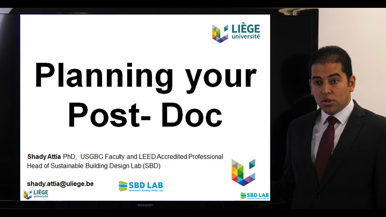 Planning your Postdoctoral Research