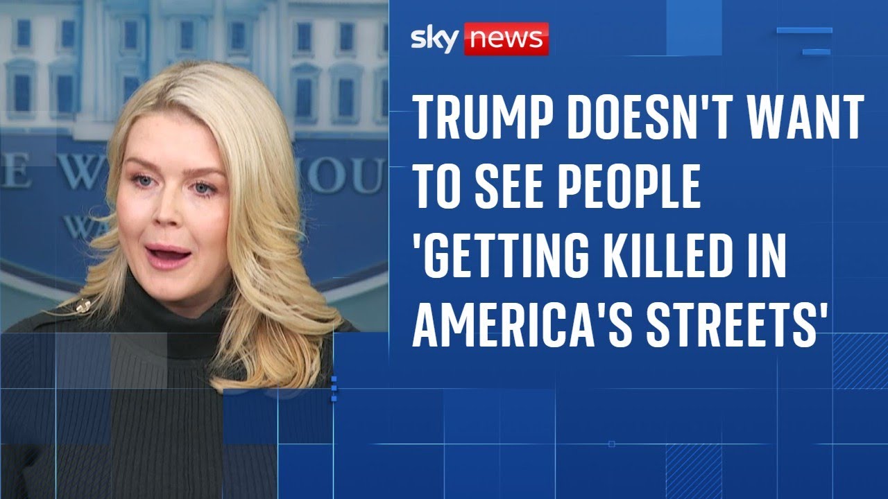 Trump doesn't want to see people 'getting killed' in America's streets, White House says