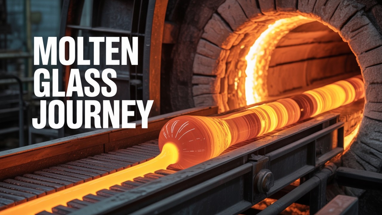 How Glass Products Are Made  Molten Glass Manufacturing Process ASMR