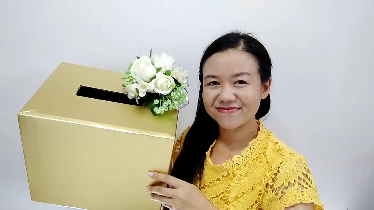 กล่องรับซอง งานแต่งงาน งานบวช ทำเอง ง่ายๆ จากลังเบียร์  | DIY ง่ายนิดเดียว