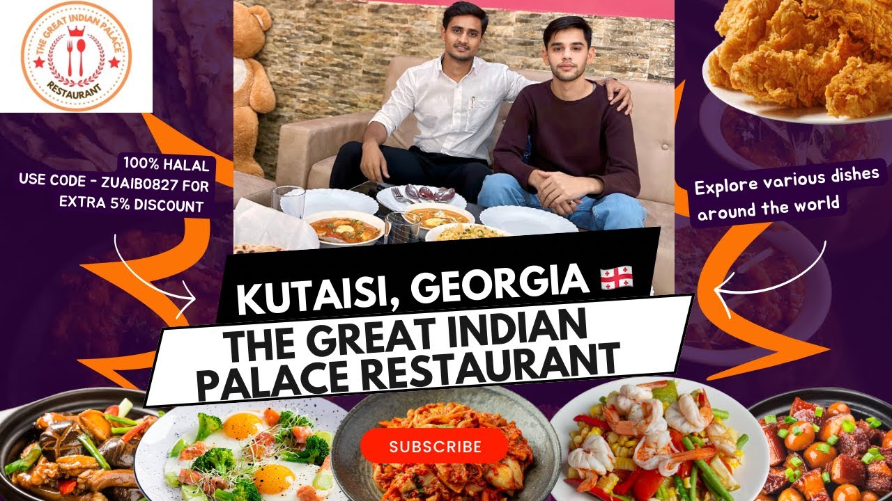 Best Indian Restaurant in Georgia Kutaisi | The Great Indian Palace | Halal Food #foodvlog #explore