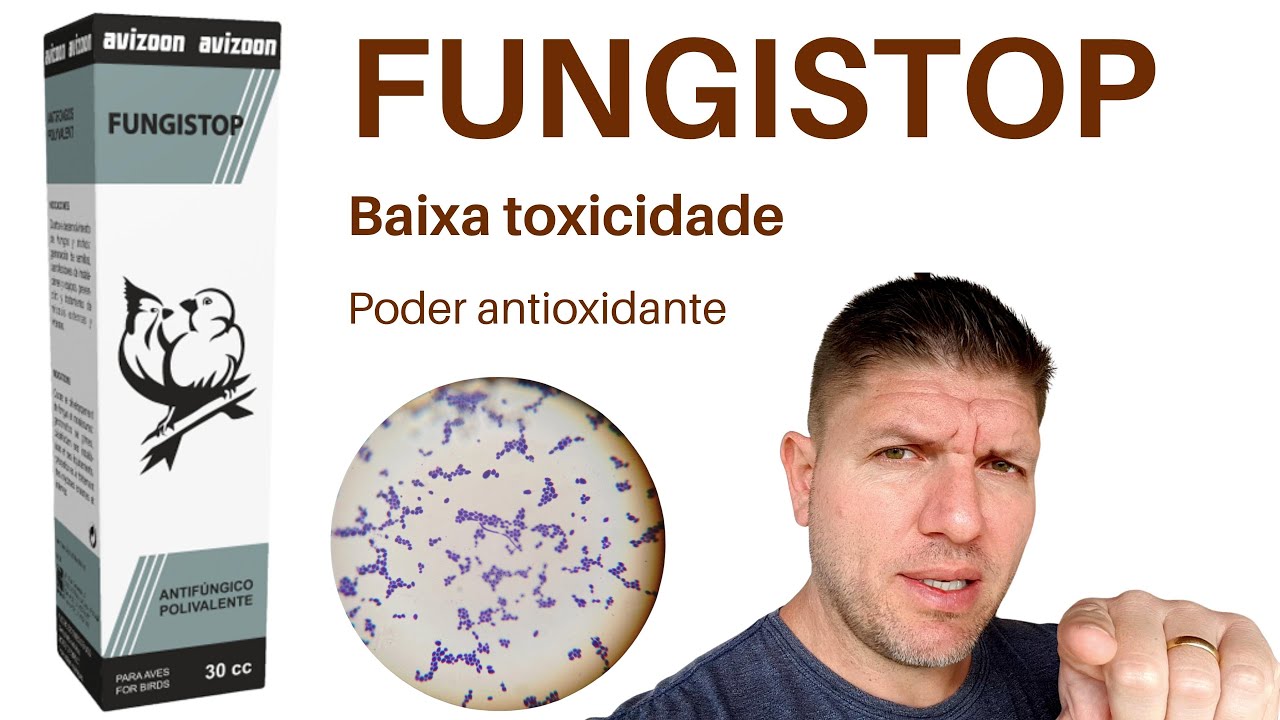 FUNGISTOP ANTIFUNGICO E ANTIBACTERIANO PARA A AVES COMO UTILIZAR CORRETAMENTE