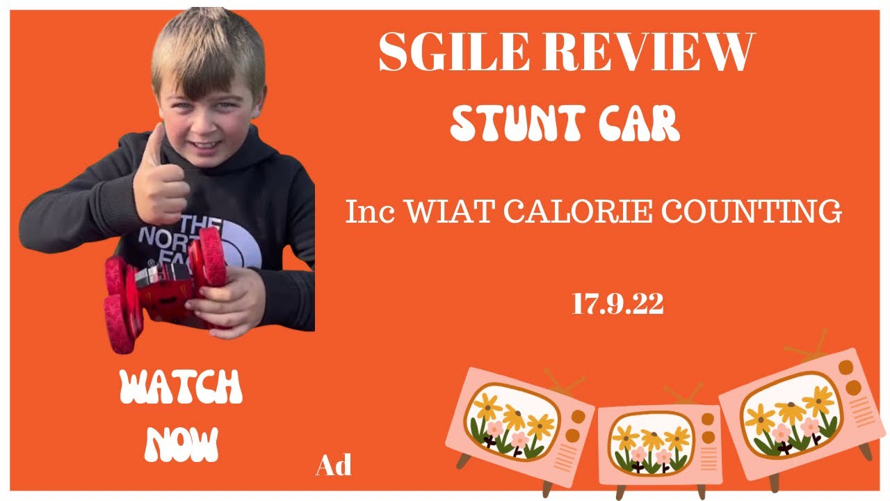 SGILE REVIEW STUNT CAR inc WIAT CALORIE COUNTING 17.9.22 #ad #caloriecounting #losingweight #review
