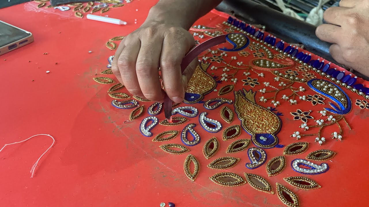 Full Heavy And Latest Cutwork Blouse making With Mortin | Enghlish | Sak Creations