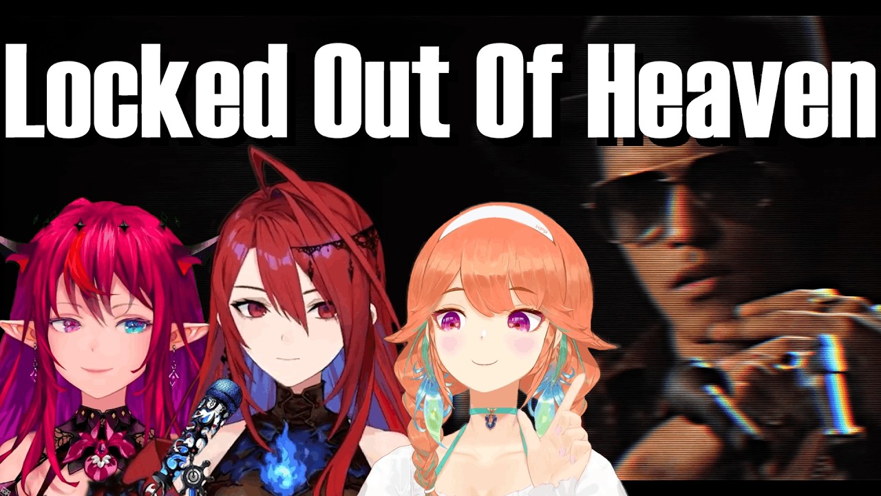 [Hololive Karaoke Mashup] Locked Out Of Heaven - Bruno Mars by Kiara, IRyS and Liz