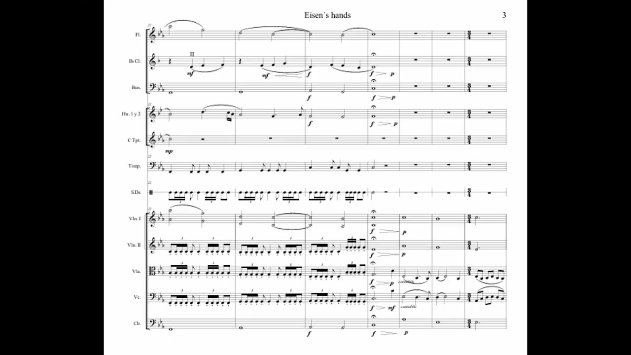 Eisen´s Hand´s - Francisco Maidana (score original)