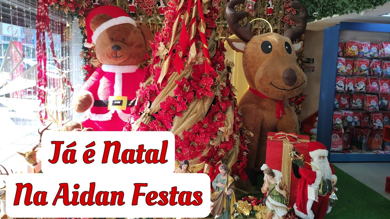 Já é Natal na Loja Aidan, muitas inspirações e lindas árvores para o Natal 2023