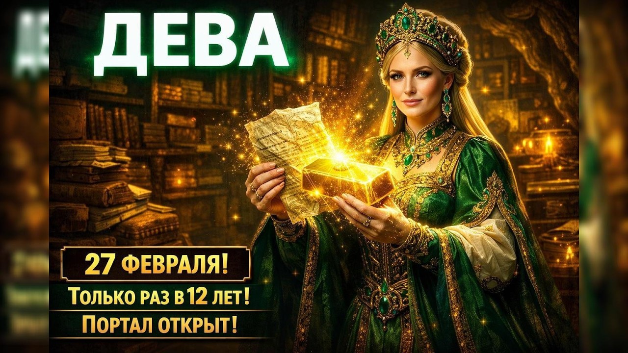 ДЕВА, НЕ ВЫБРАСЫВАЙТЕ ЭТО! 🧾 ФИНАНСОВЫЙ КОД НА 27 ФЕВРАЛЯ (РАБОТАЕТ РАЗ В ГОД)
