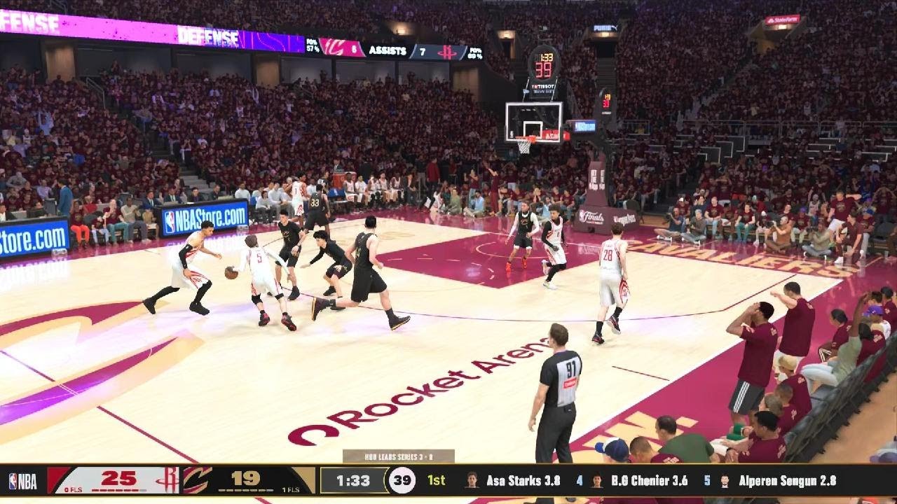NBA 2K26 MYNBA Rockets Vs Cavs NBA FINALS GAME 4
