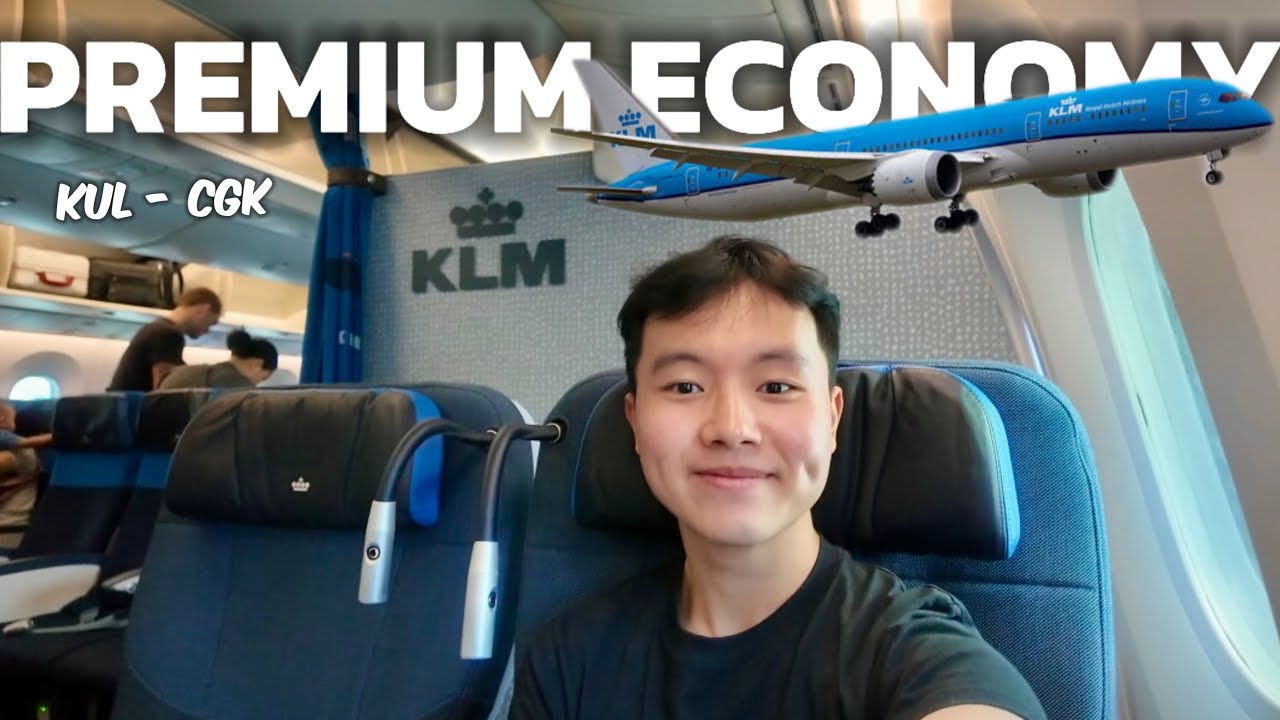 ✈️Review Premium Economy KLM: Rute Kuala Lumpur - Jakarta!