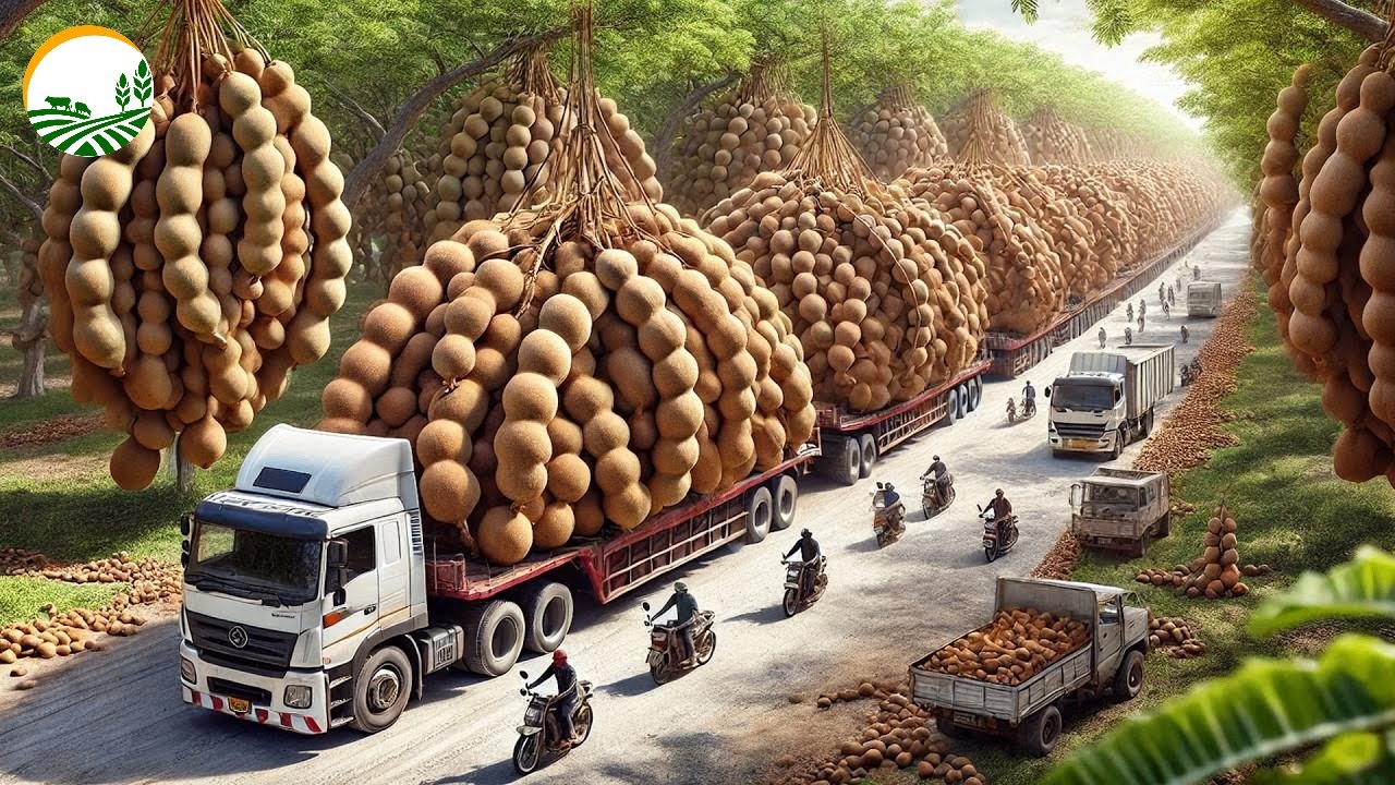 How Farmers Harvest Amazing Tamarind: Tamarind Process in Modern Factory| Farming Documentary