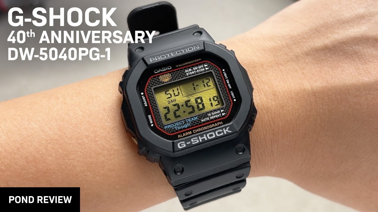 เหมือนโดนบังคับซื้อ! G-Shock 40th Anniversary Limited Edition DW-5040PG-1