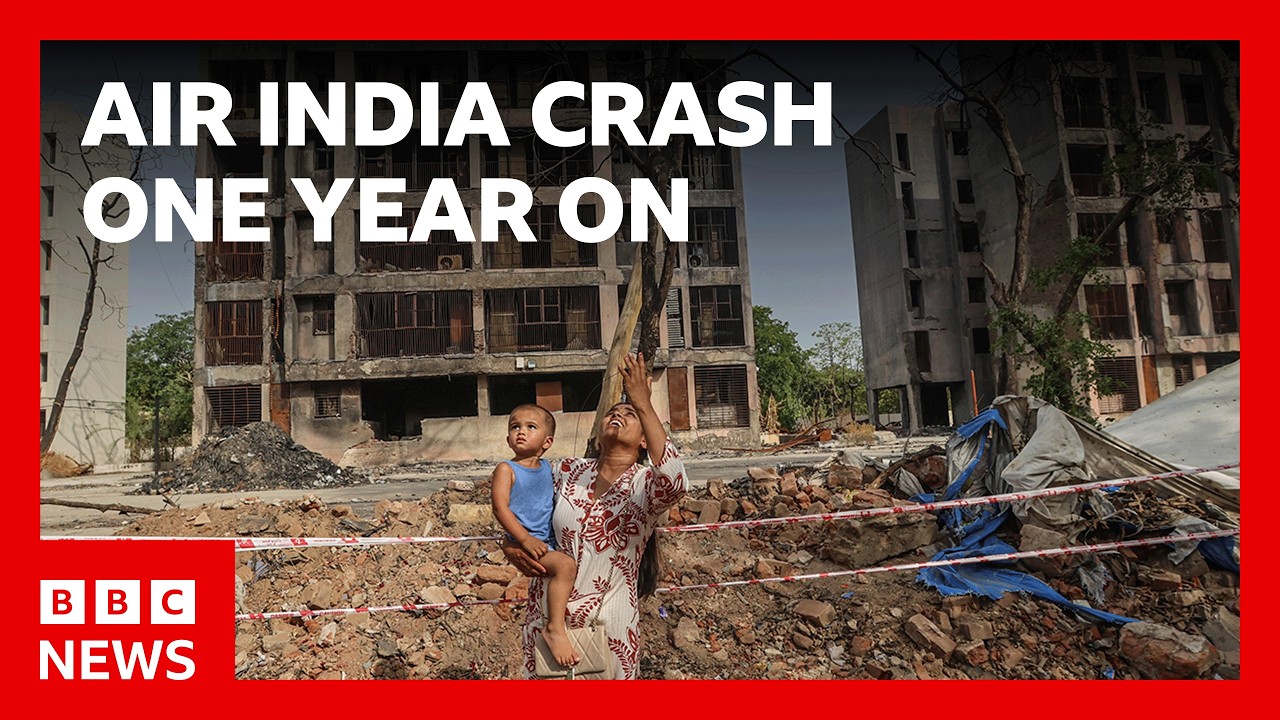 A year after Air India crash, families still wait for answers | BBC News