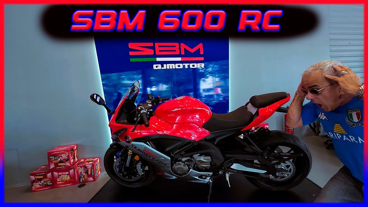 TÁ NA MÃO:  SBM QJMOTOR 600 RC  !! Apresentação e TODOS os DETALHES  !!  #shineray  #speedbike