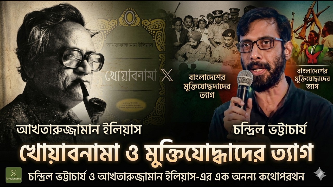  Chandril Bhattacharya X বাংলাদেশের মুক্তিযোদ্ধাদের ত্যাগ নিয়ে Akhteruzzaman Ilias X khoabnama