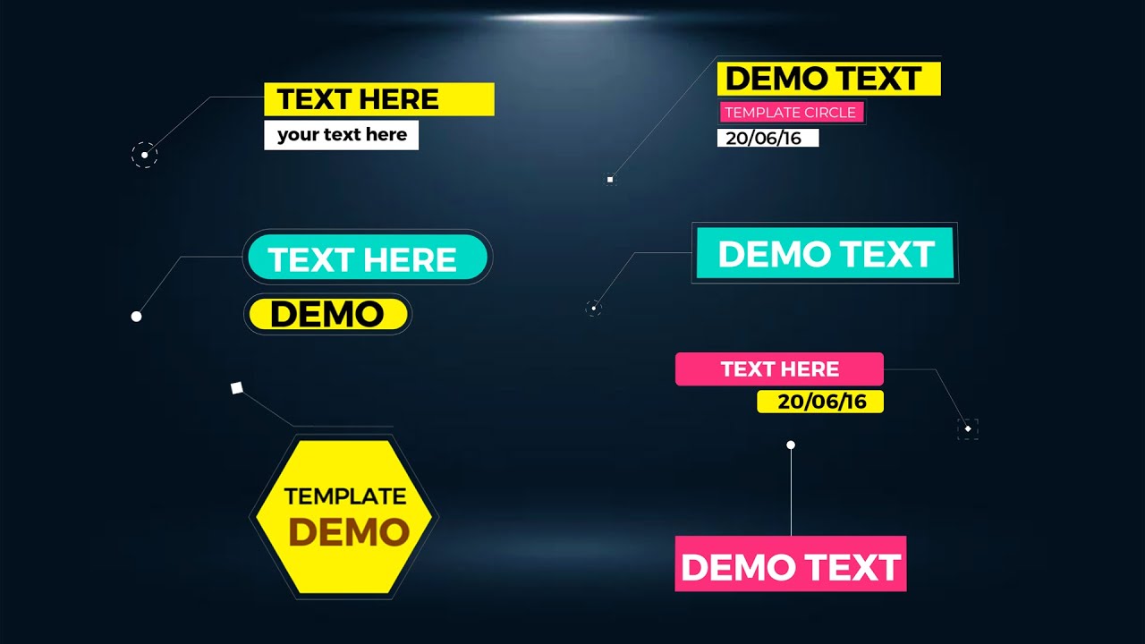 7 FREE Call Out Titles Green Screen | Call Out Text Green Screen, Green Screen Effects