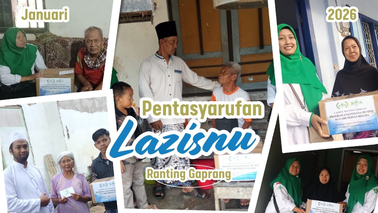 PENTASYARUFAN BULAN JANUARI 2026 lazisnu Ranting Gaprang