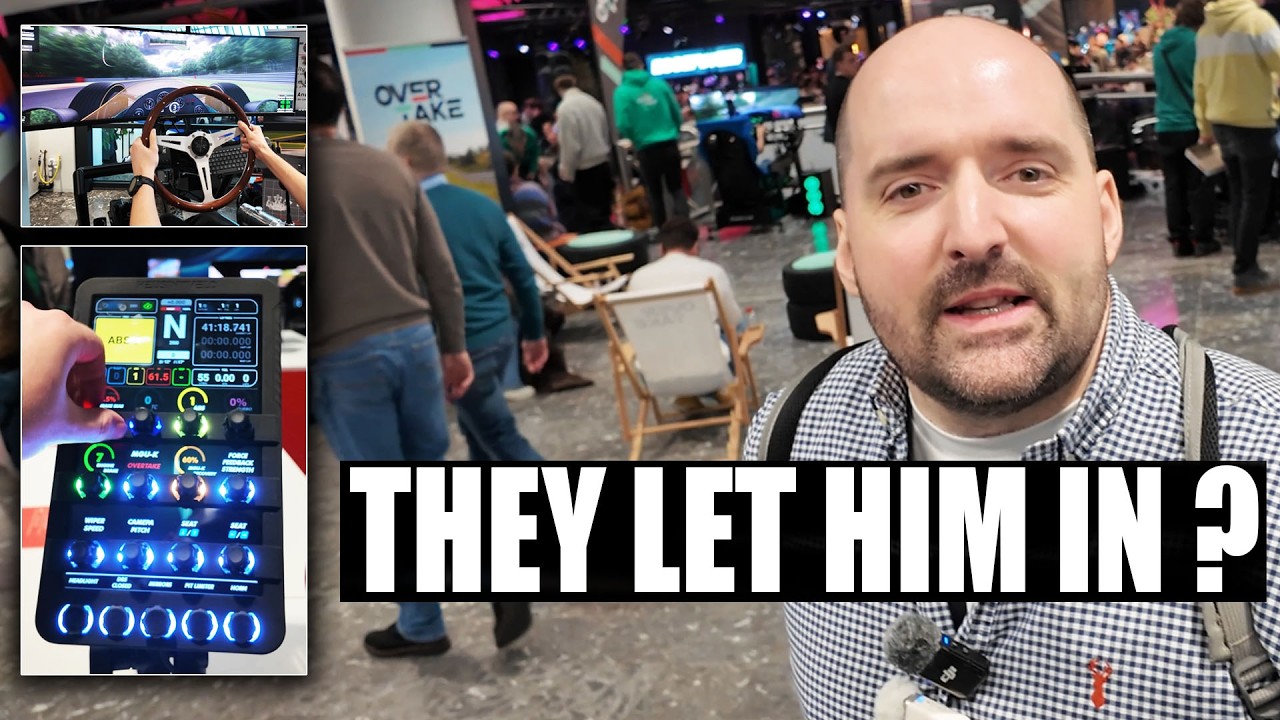 Un-Funny SimRacer Invades - Sim Formula Expo - FULL TOUR UNCUT !