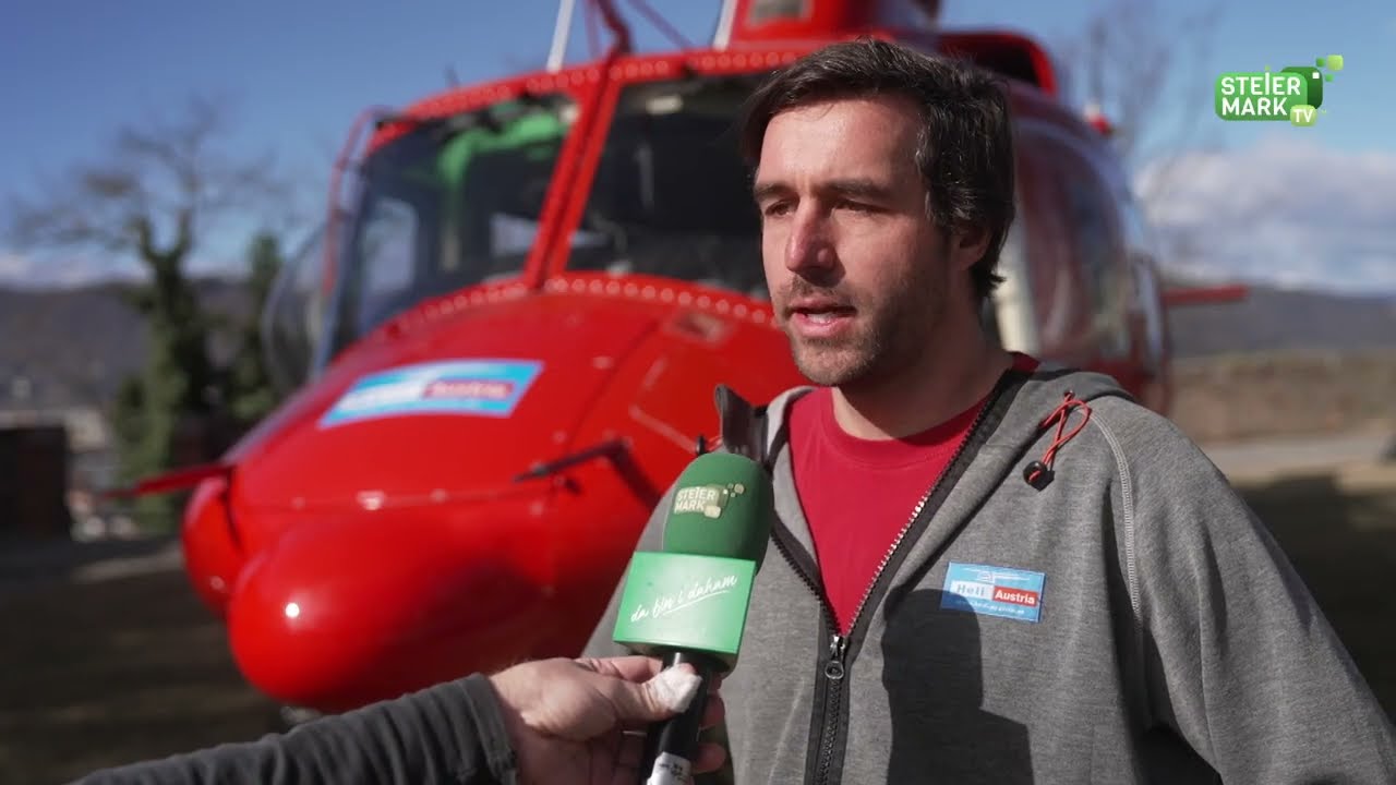 Historischer Helikopter-Flug über Grazer Schloßberg l Steiermark TV
