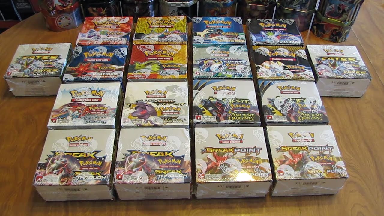 18 Pokemon Booster Box Opening