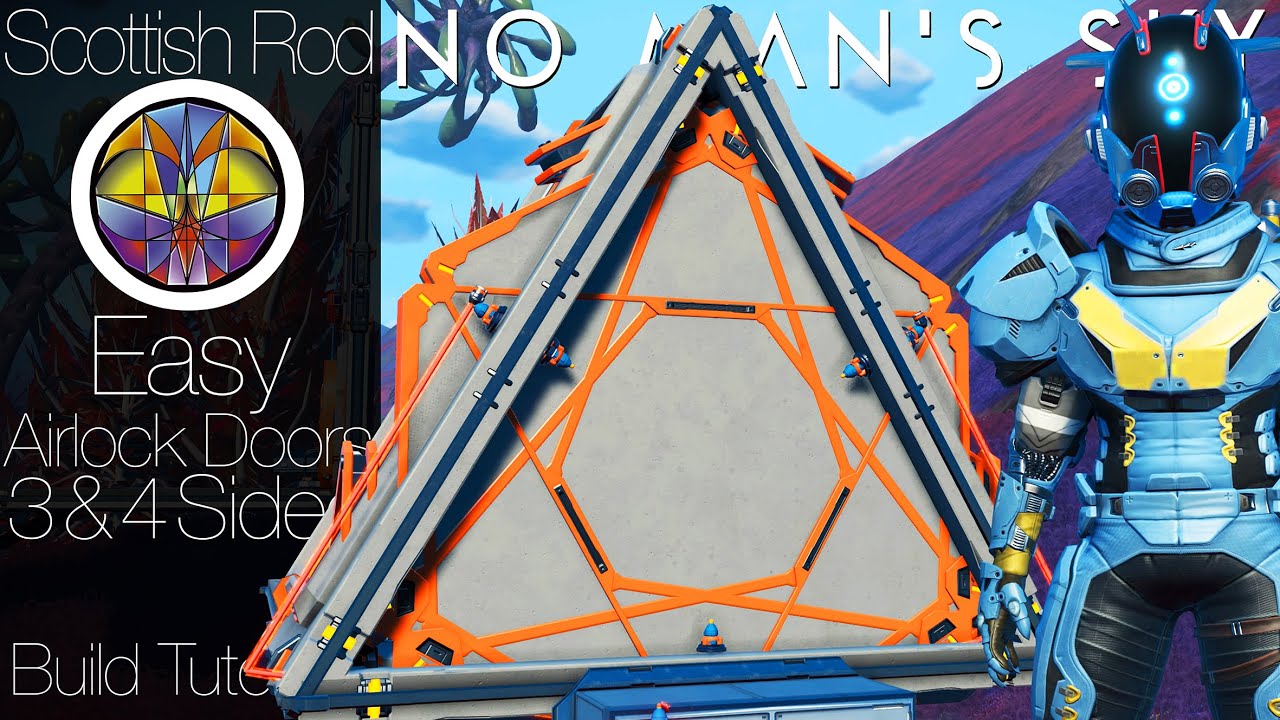 Pre-Update - 3 & 4 Sided Airlock Doors - New Version link Below - No Man's Sky - NMS Scottish Rod