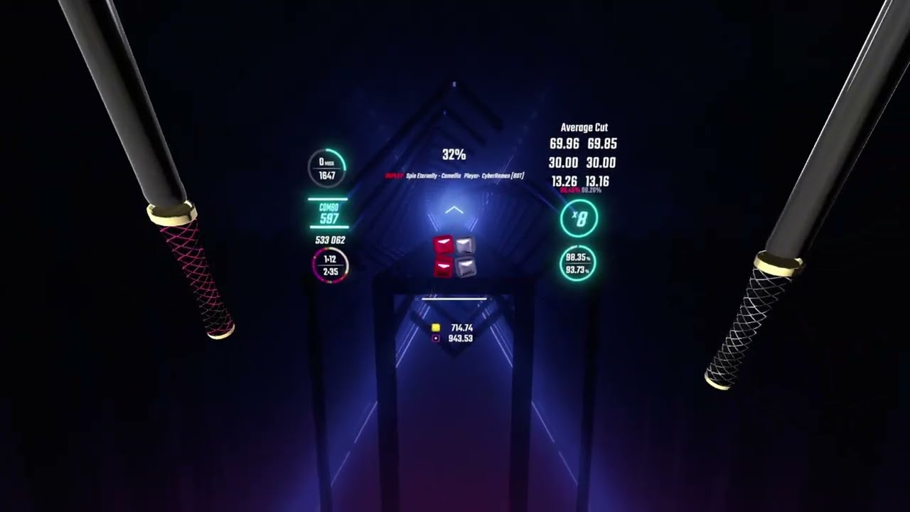 [Beat Saber AI] Spin Eternally - 98.53% FC - 763.24pp
