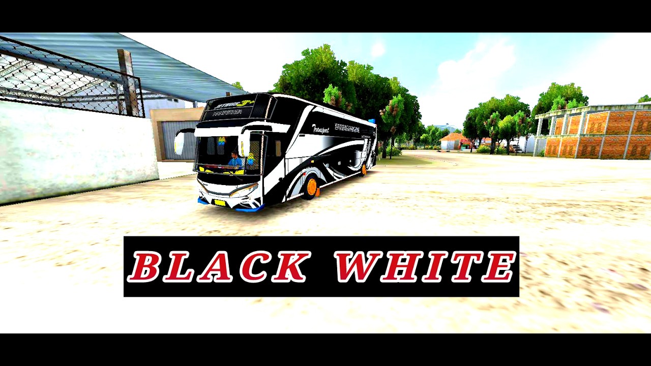 SHD POLOSAN BLACK WHITE TERBARU 2026!!! SHARE LIVERY SHD TERBARU 2026