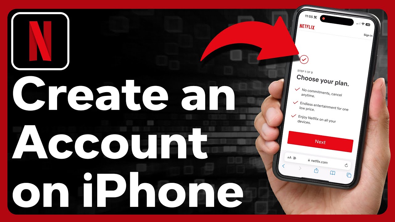 How To Create Netflix Account On iPhone