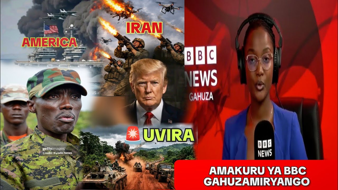 AMAKURU YA BBC GAHUZAMIRYANGO LE 5/3/2026 M23 YONGEYE IRASA KISANGANI 🇨🇩 AMERICA IRASHE MISSILE 🇺🇸