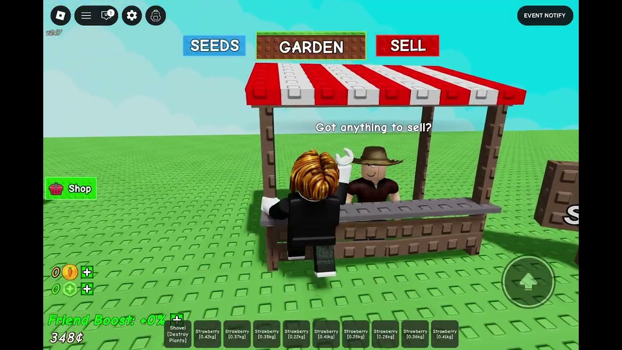 روبلوكس grow garden 😎