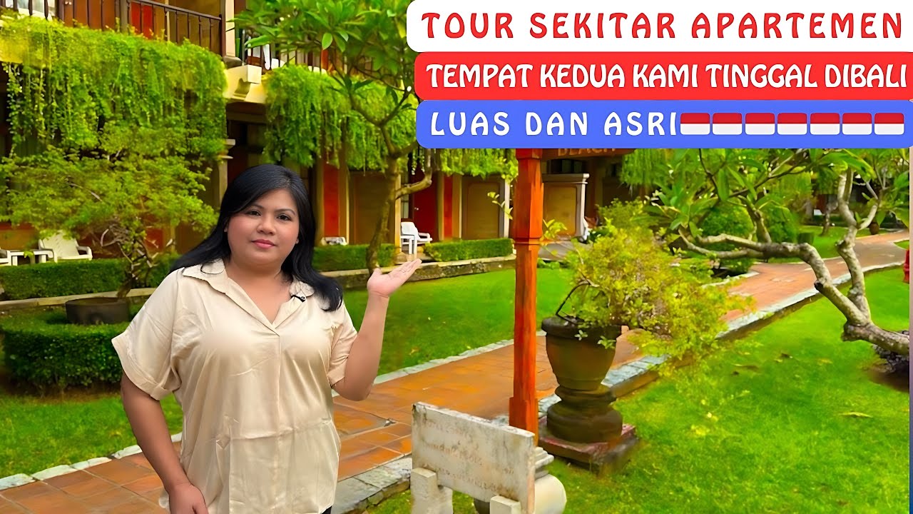 Tour Sekitar Apartmen Tempat Kedua Kami Tinggal Di Bali‼️Luas Dan Asri‼️