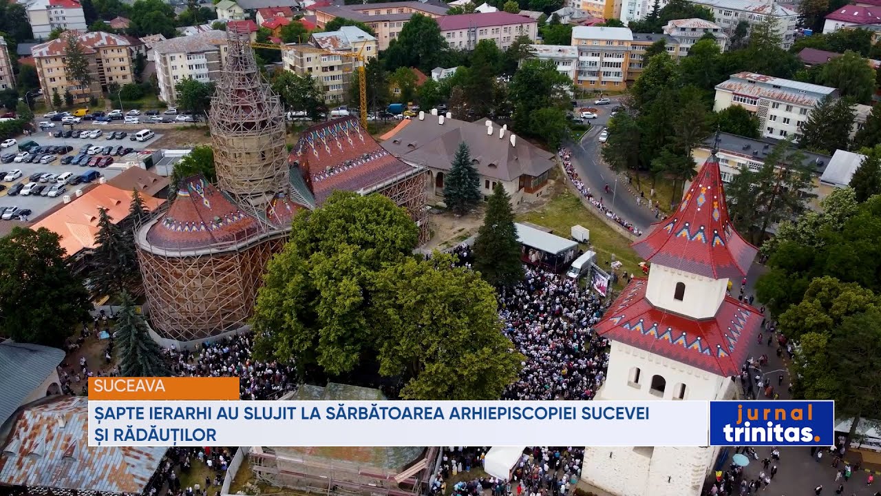 Șapte ierarhi au slujit la sărbătoarea Arhiepiscopiei Sucevei și Rădăuților
